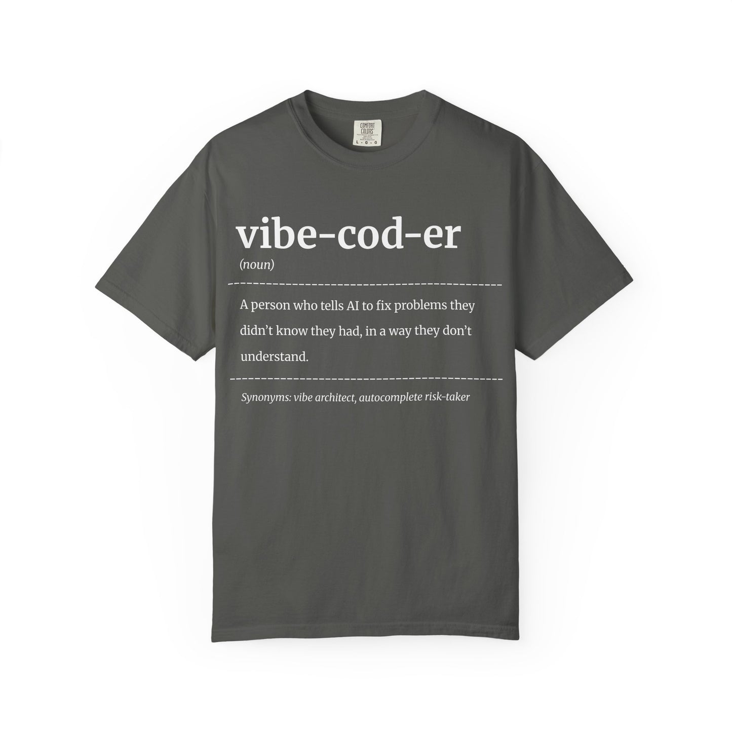 Vibe Coder T-Shirt – Funny AI Coding Shirt for Programmers, Developers & Tech Lovers