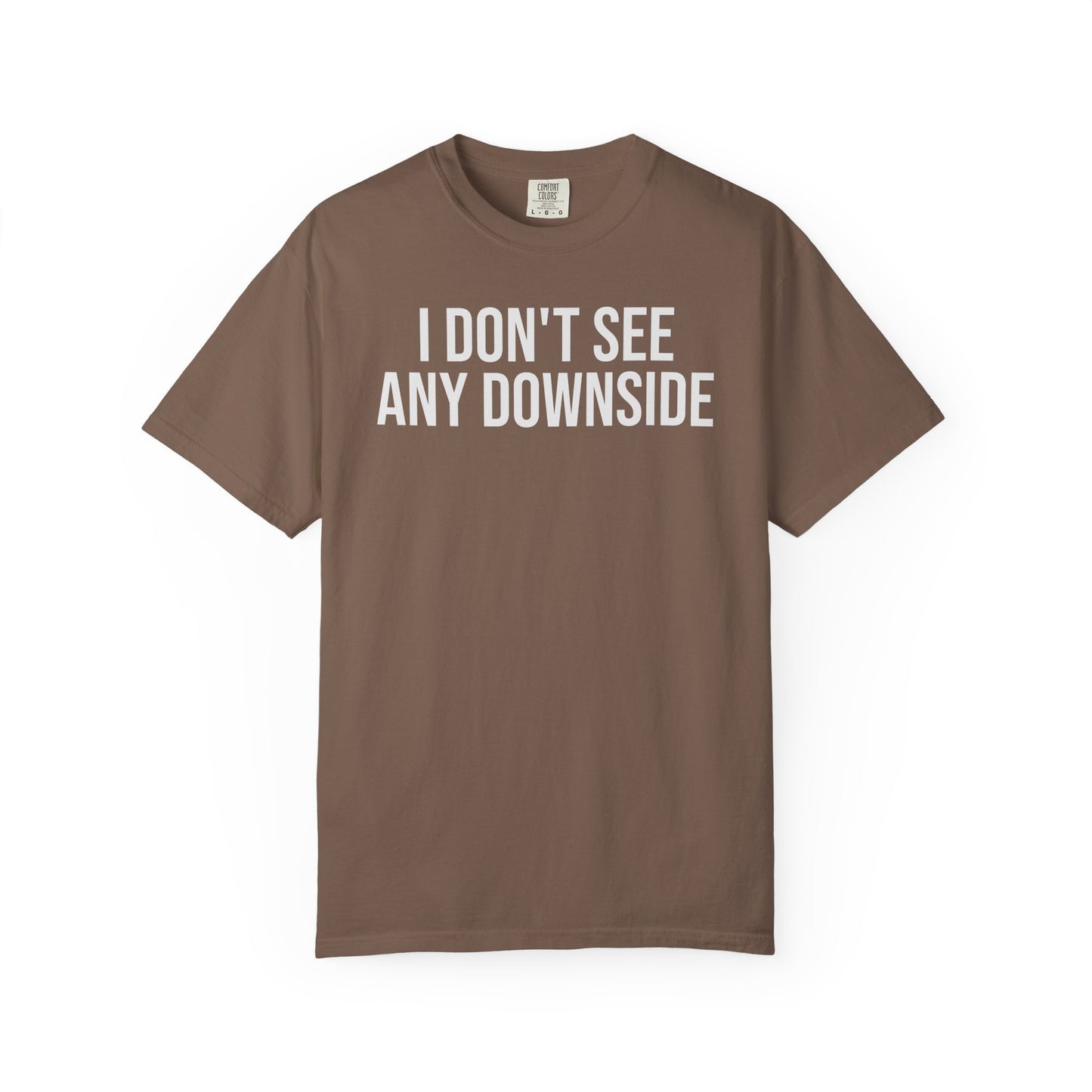 I Don’t See Any Downside. – Coding & Programmer Humor T-Shirt | Comfort Colors 1717