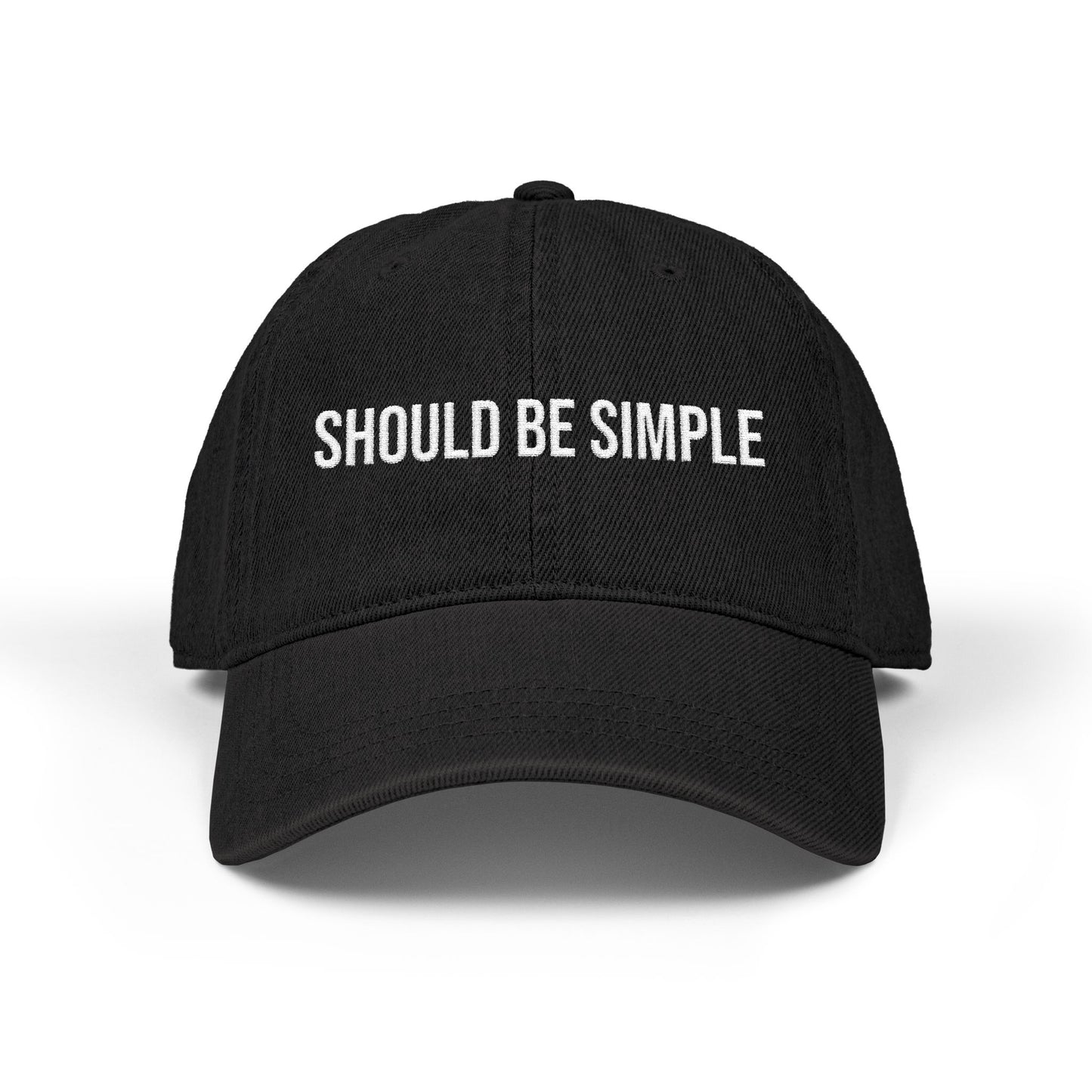 Should Be Simple. – Programmer Humor Denim Hat