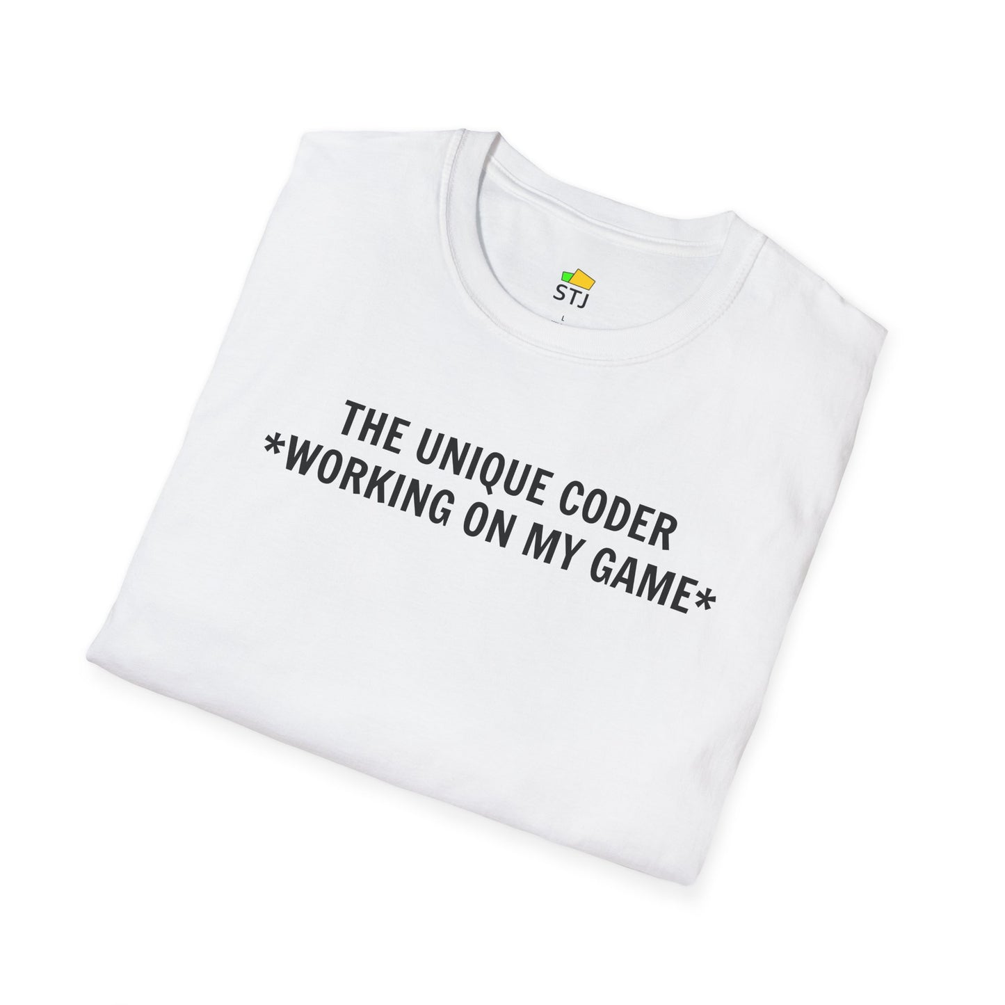 The Unique Coder – Working on My Game  Funny Coder Shirt for Developers  Gamers