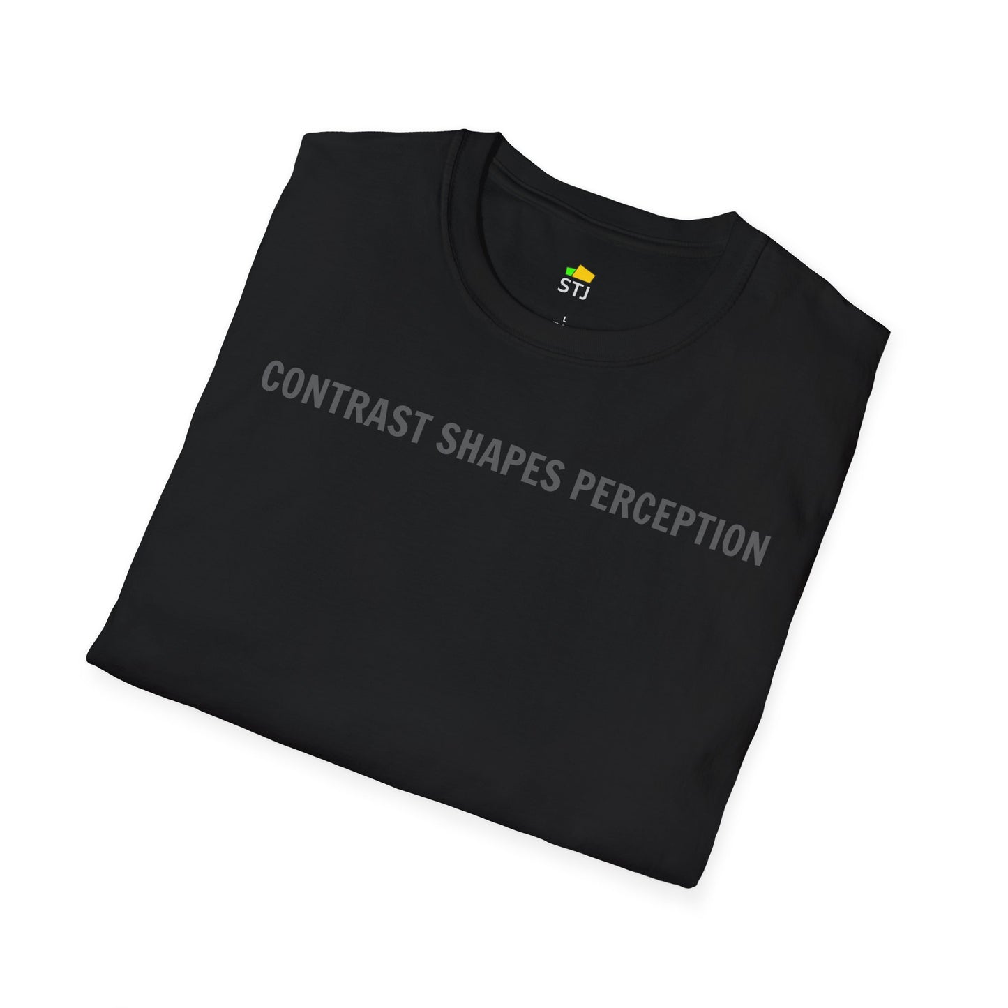 Contrast Shapes Perception - Statement T-Shirt for Frontend Developers  UX Designers