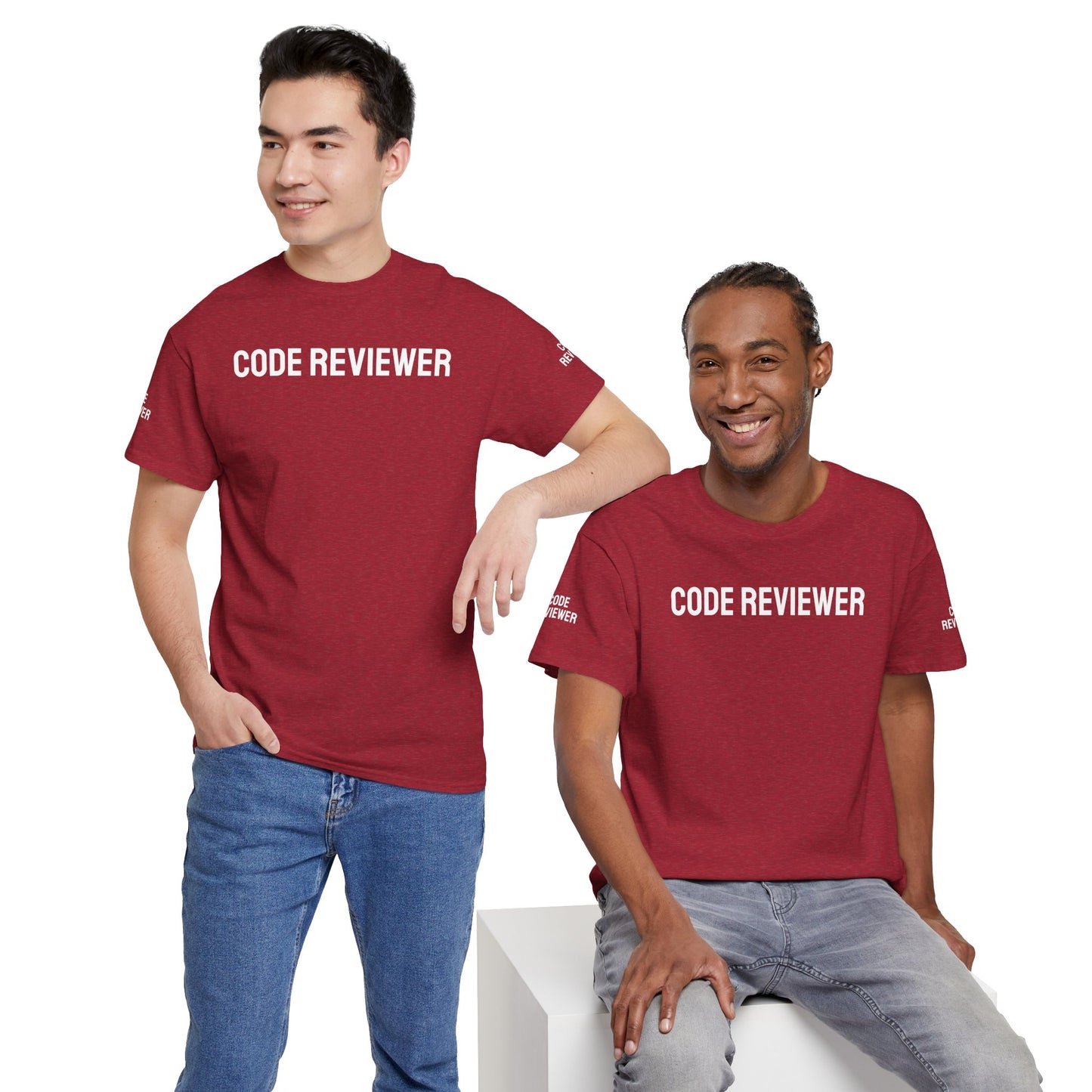 Coder Shirt – "Code Reviewer" – Programming T-Shirt for Developers