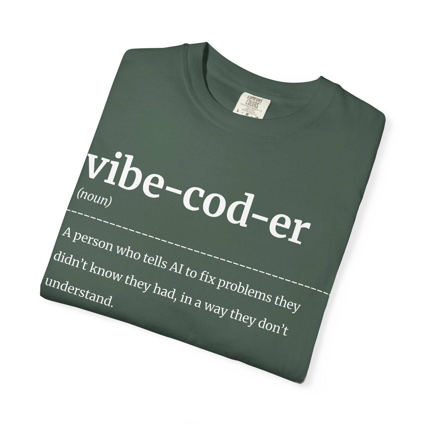 Vibe Coder T-Shirt – Funny AI Coding Shirt for Programmers, Developers & Tech Lovers
