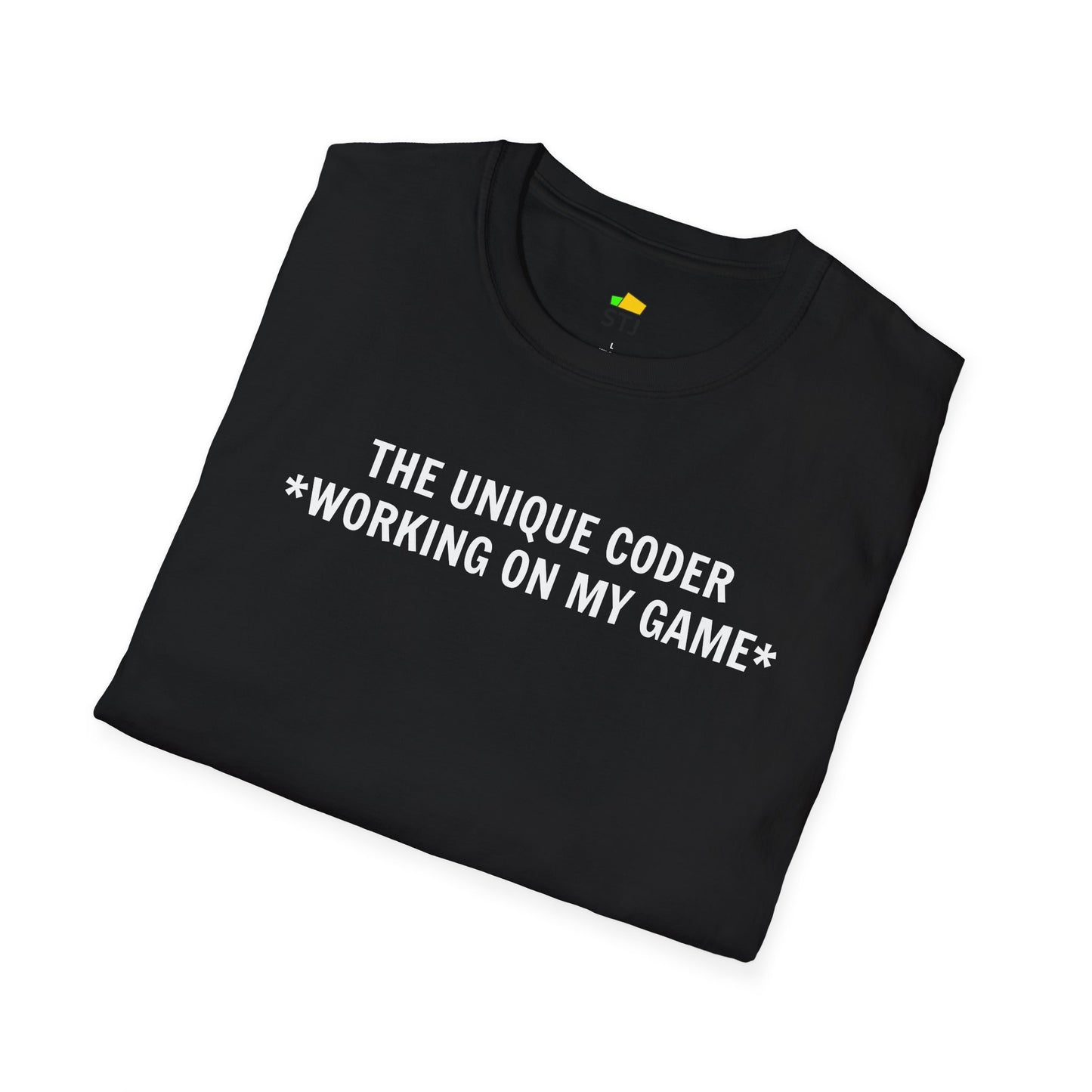 The Unique Coder – Working on My Game  Funny Coder Shirt for Developers  Gamers