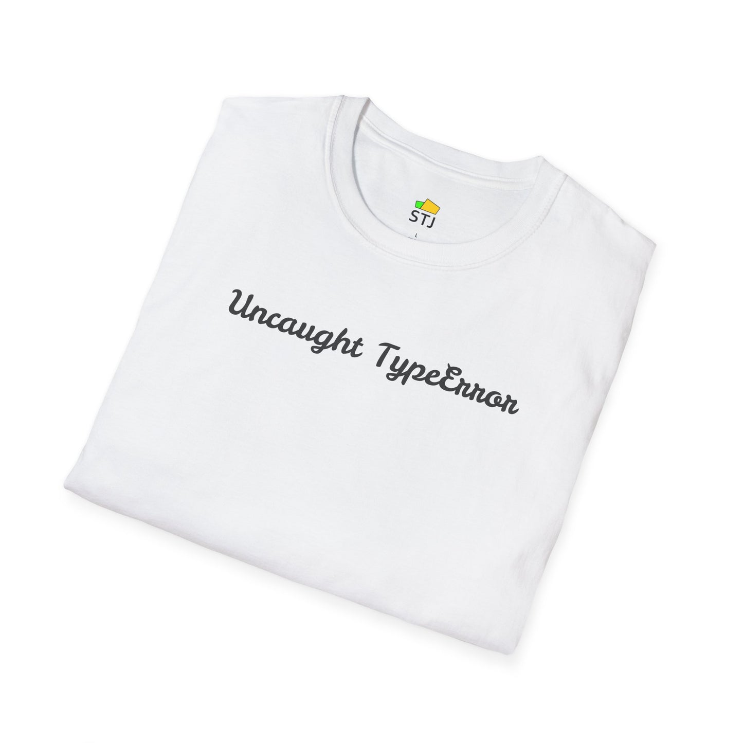 Uncaught TypeError – JavaScript Debugging Coder Shirt | Undefined Again?