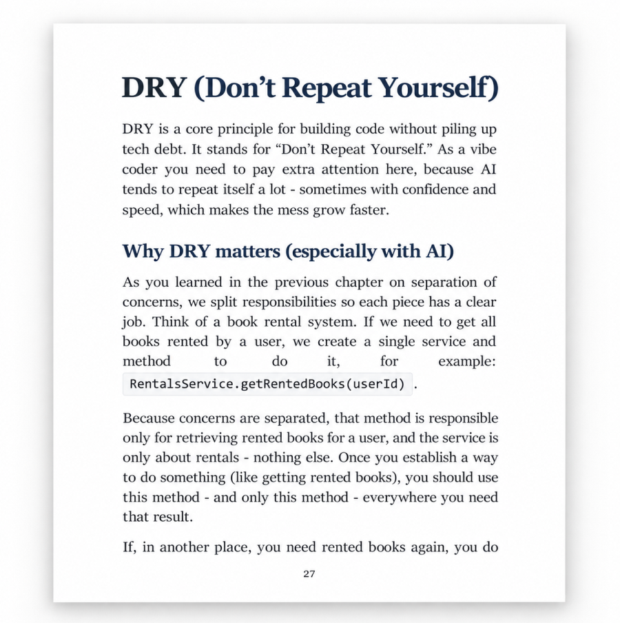 Software Engineering For Vibe Coders - Ebook, PDF, EPUB - Essential Guide for Non Technical Founders