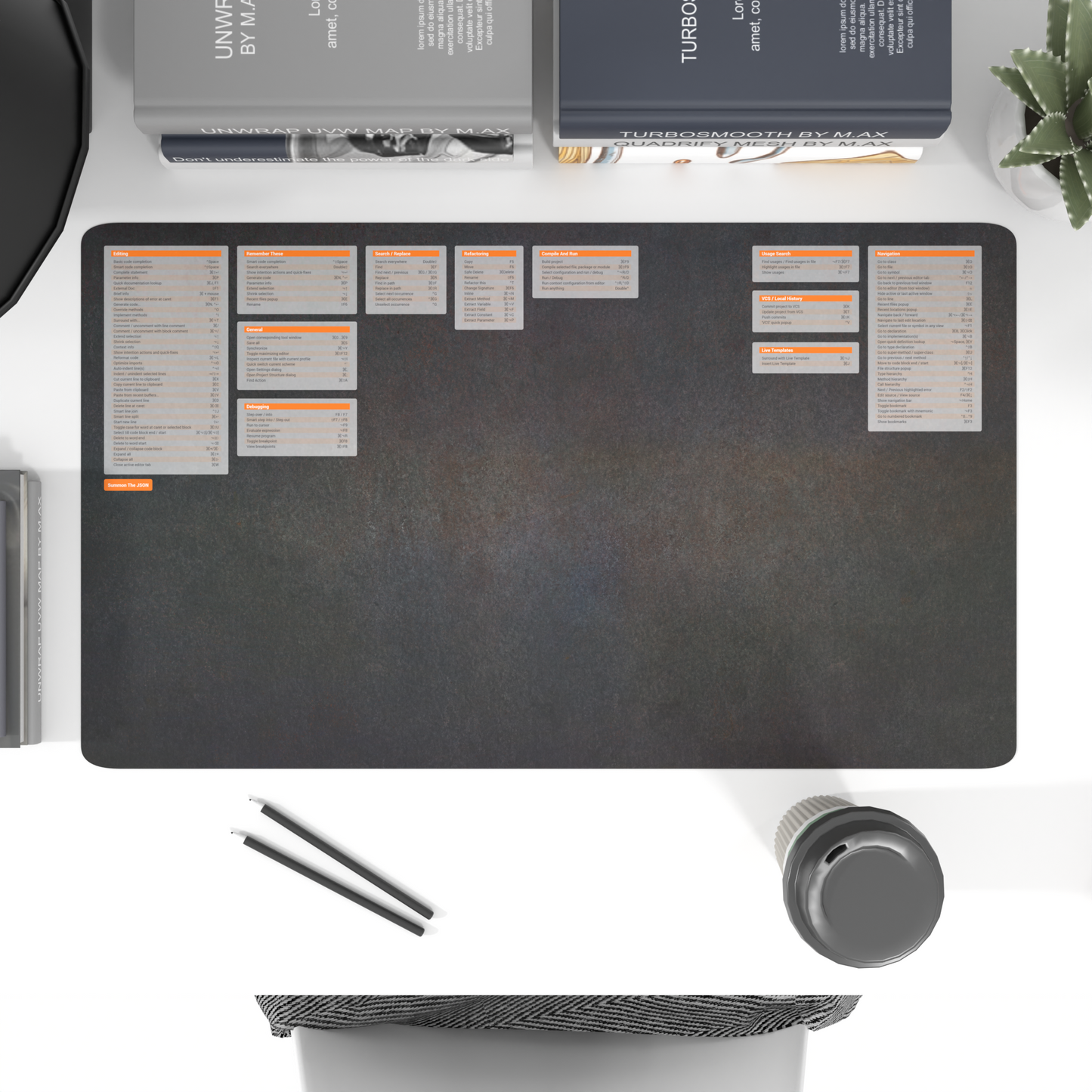 Shadow Ember - IntelliJ IDEA MacOS Desk Mat