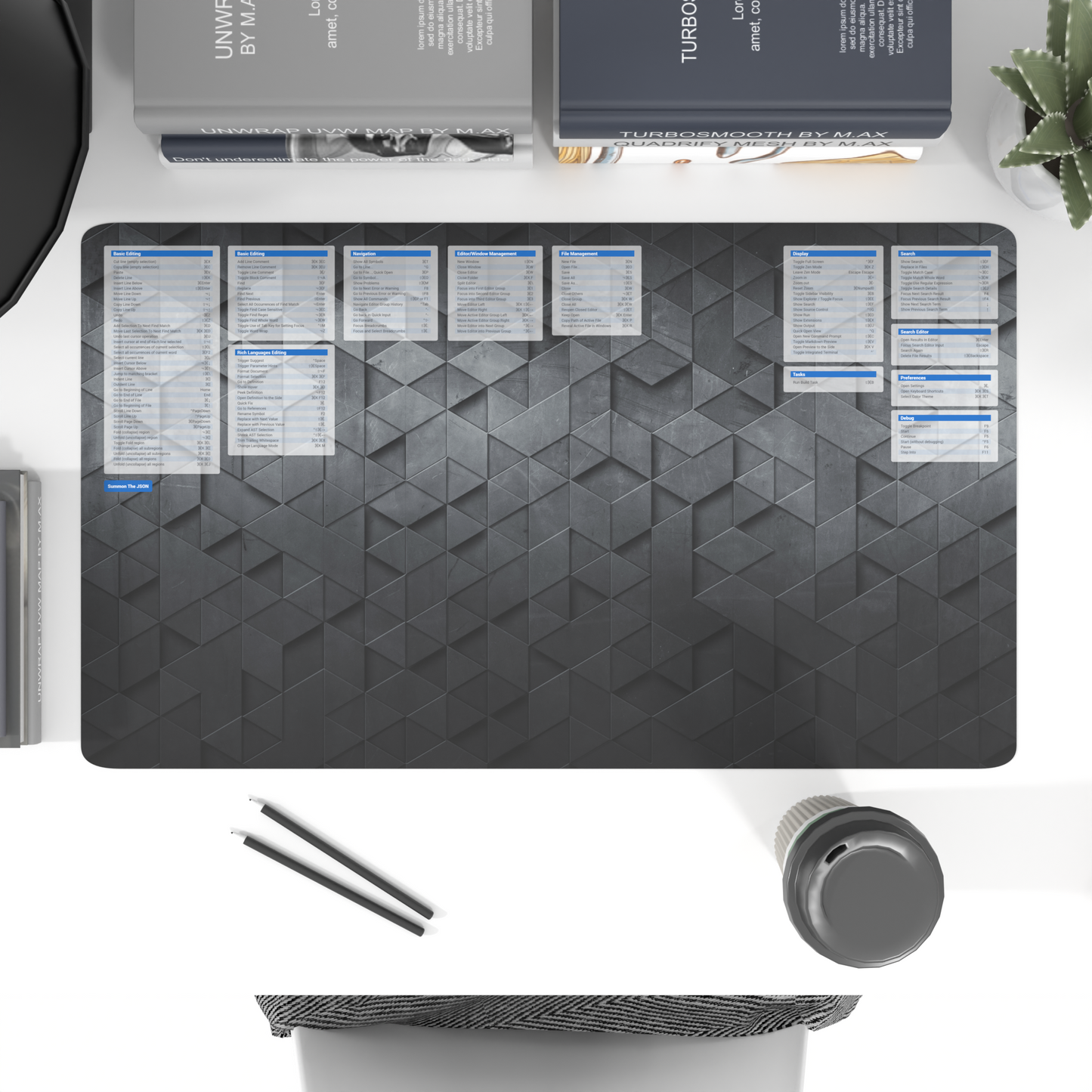 Slate Sonata - VSCode MacOS Desk Mat