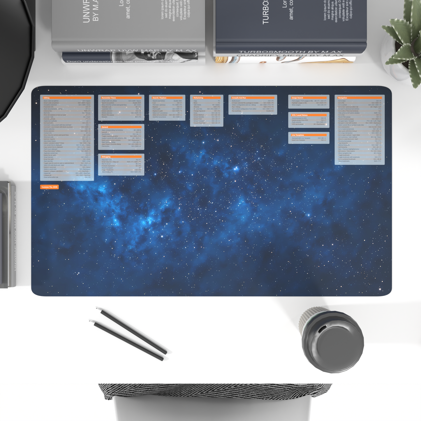 Stellar Canvas - IntelliJ IDEA Windows & Linux Desk Mat