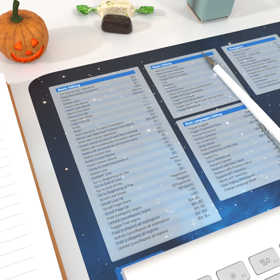 Summon The JSON: Unique Programming Flashcards & Desk Mats for Develop